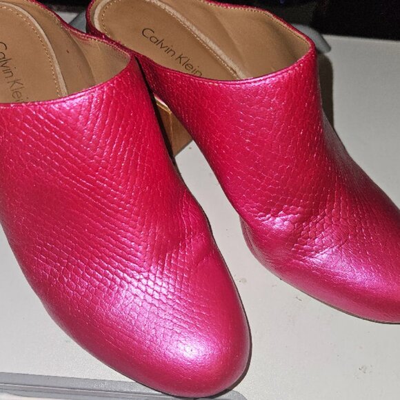 Calvin Klein Leather Mules - Picture 7 of 16